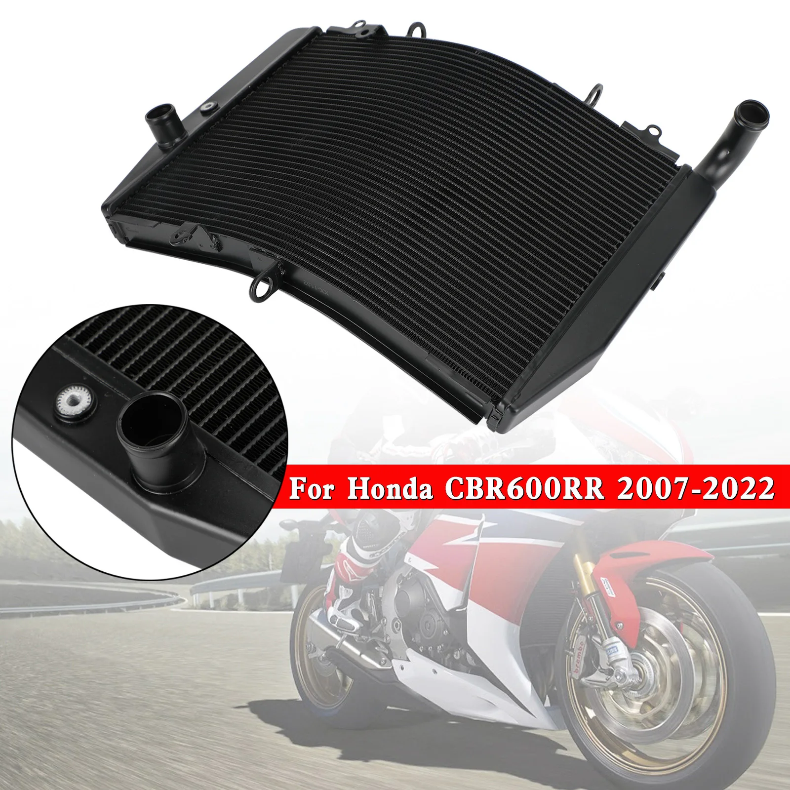 

Алюминиевый Охлаждающий радиатор Artudatech для Honda F5 CBR600RR CBR 600RR 2007-2022