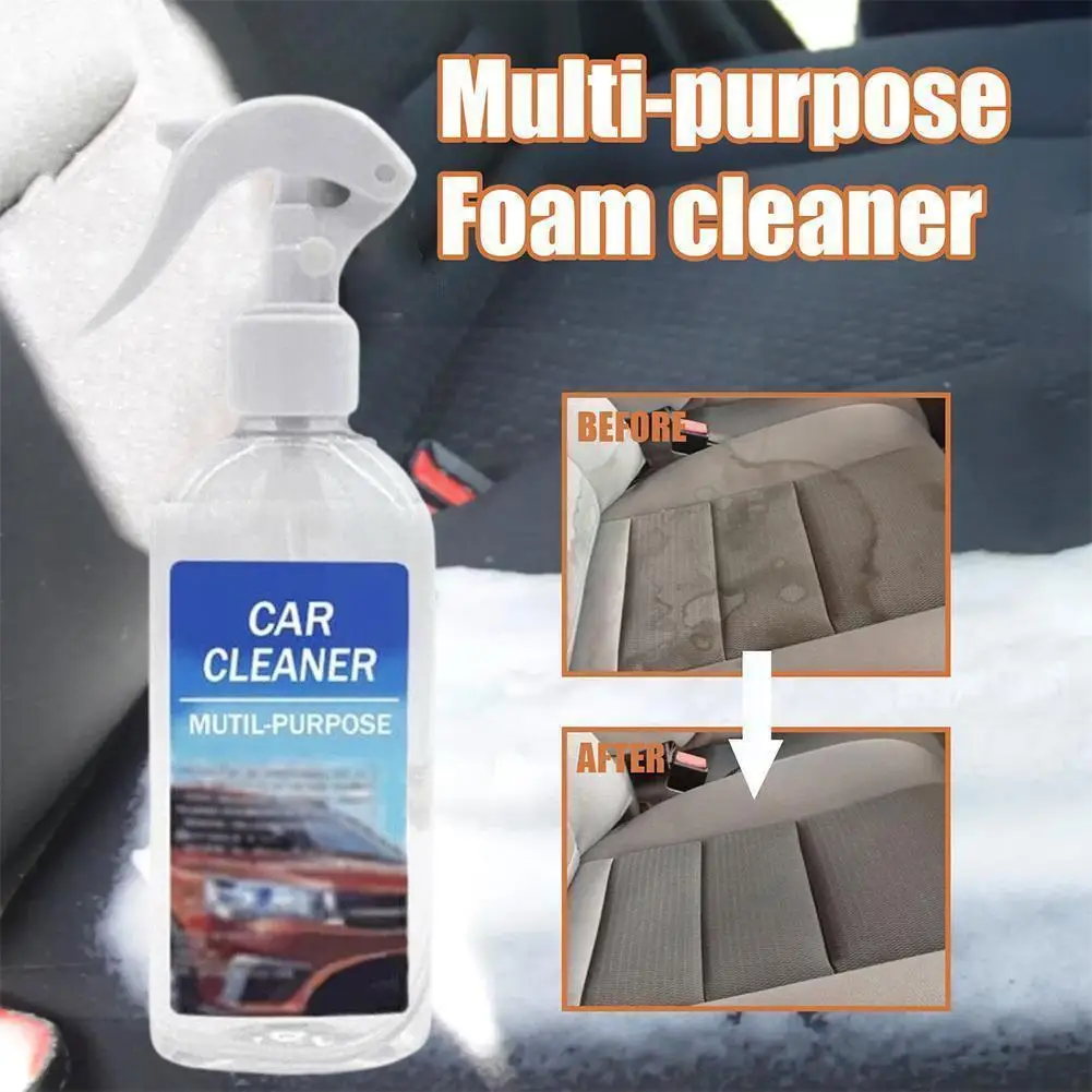 

100 мл Многоцелевой Очиститель пены для автомобиля, подушки для сиденья, пятна от грязи, автомобильные коврики, масляный ковер, средство для о...