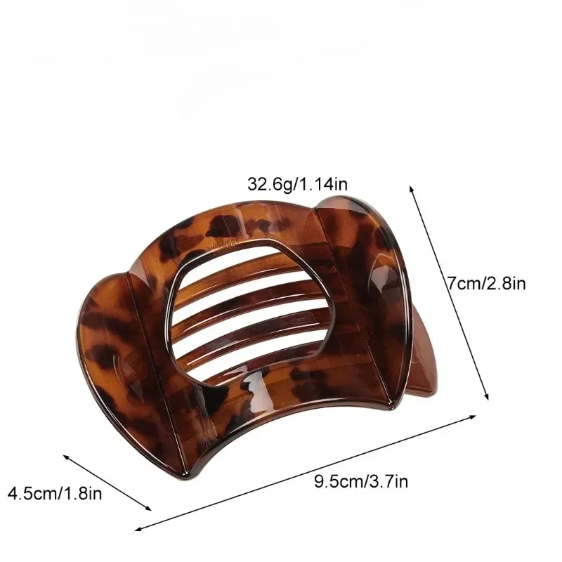 Новые уксусные заколки для волос больших размеров женщин нескользящие