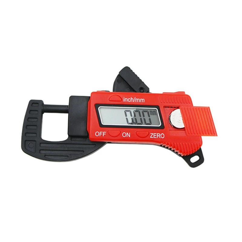 

3 Pcs 0-12.7Mm Plastic Carbon Fiber Composites Digital Thickness Caliper Micrometer Gauge