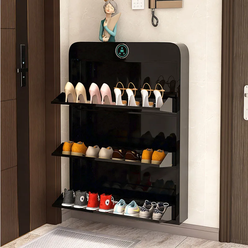 

Шкаф для обуви вертикальный минималистичный, ультратонкий