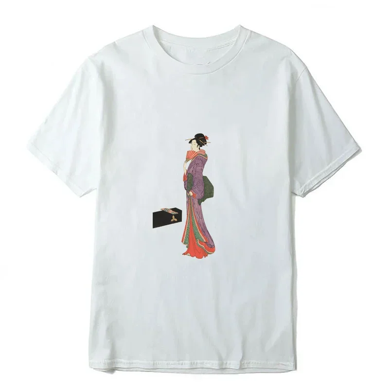 Футболка укиё-э Yoshitomo Nara Ukiyo-e в стиле ретро модная повседневная крутая