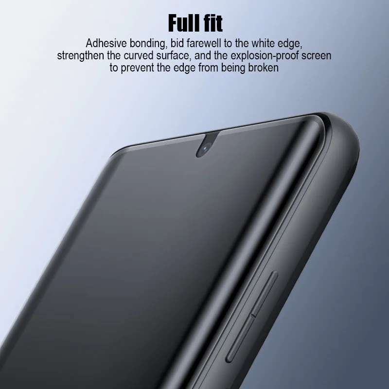 Phone Screen Glass Film Impact Resistant Curved Full Screen for Samsung Galaxy S21 Ultra Clear Anti-Fingerprint Phone Film