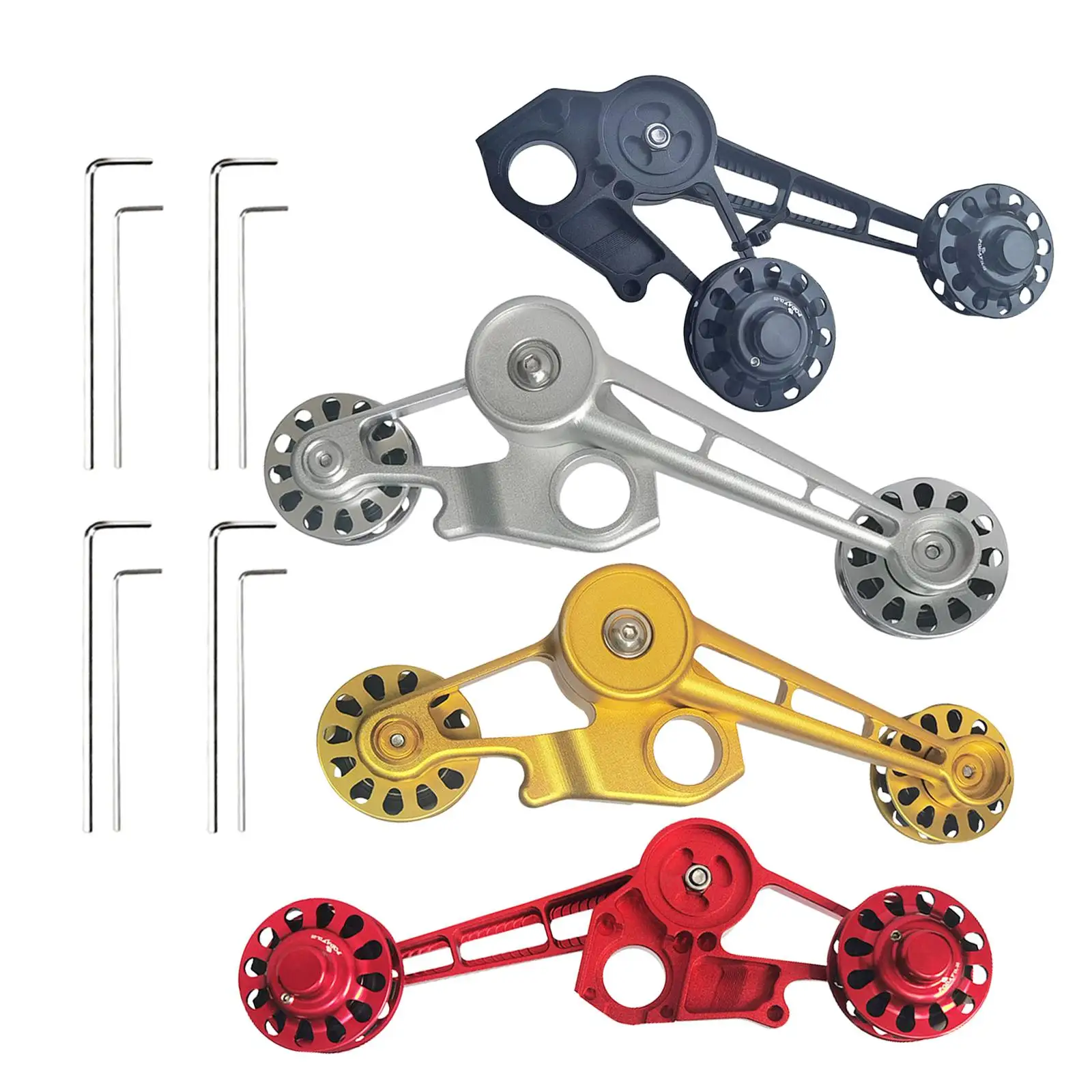 

Folding Bike Chain Tensioner Single-Disc 3/5/8 Speed Chain Guide Stabilizer