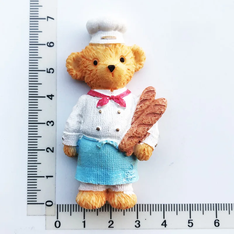 Магнит на холодильник с креативным медведем наклейки для сообщений в стиле