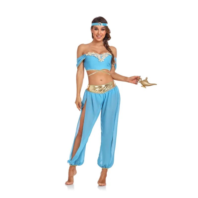 Новый костюм для косплея принцессы жасмин Аладин и волшебная лампа взрослых