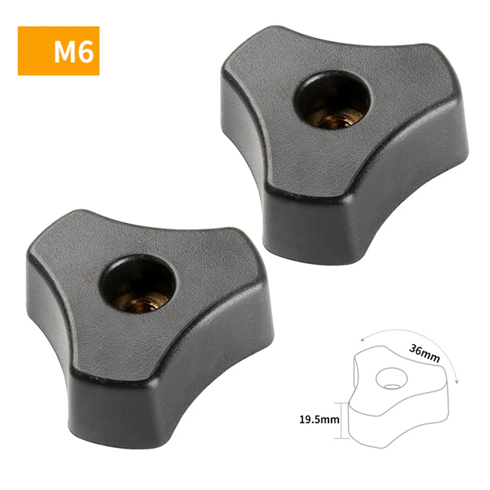 2 комплекта Т-образные болты M6 ручки зажимы с винтовой гайкой для Т-образной