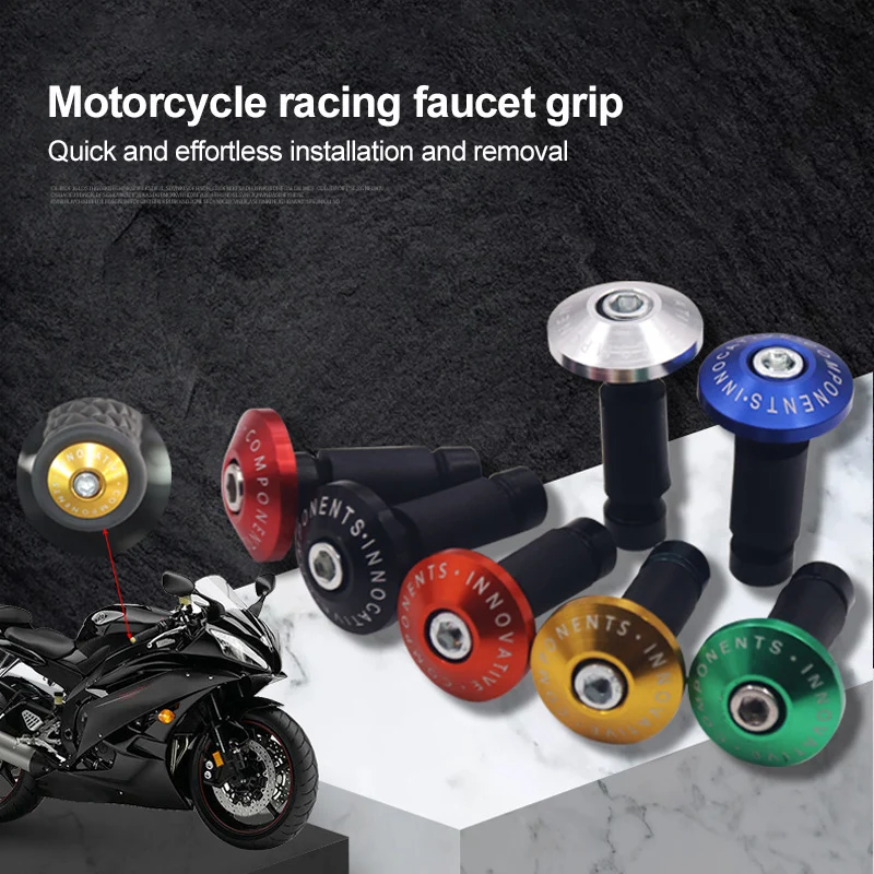 

1 Pair Weight Handlebar Grips Cap High Quality Anti Vibration Silder Plug Universal For Yamaha Kawasaki Honda Dirt Bike