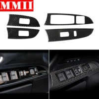 for lexus is250 300 350c 2006 2012 carbon fiber window lift panel cover sticker switch button frame interior trim car styling