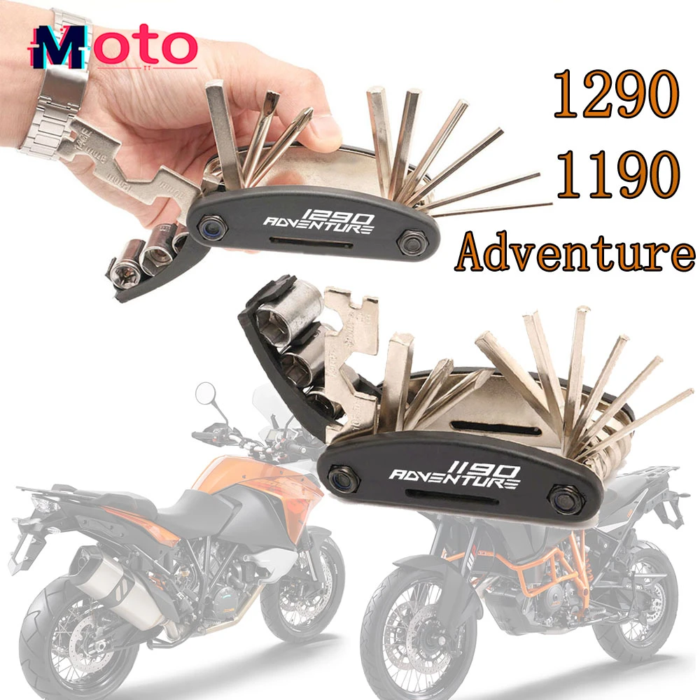 

2023 New Motorcycle CNC Tool Repair Screwdriver Set & Helmet lock For KTM Adventure 1190 1290 Super Adventure Accessories