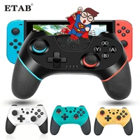 wireless dual vibration gamepad for nintedo switch console 6axis joystick pro controller games accessories for pc android tv