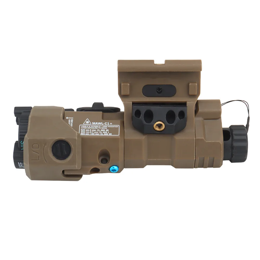 

Tactical MAWL-C1+Battery Case Hunting Airsoft Paintball Waterproof Box For CR123/AAA/AA Shotting Outdoor Tool
