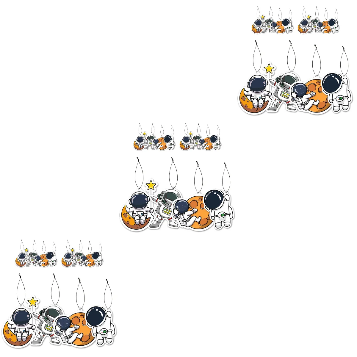 

Astronaut Fragrance Car Aromatherapy Decoration Rearview Mirror Accessories Hanging Fresheners Air Ornament
