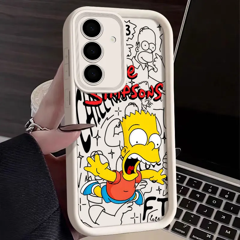 Силиконовый чехол Cool Bart-S-Simpsons для Samsung Galaxy S26 S25 Ultra S24 S23 Plus S22 S21 S20 FE, противоударный защитный чехол для телефона (art.: 3920d925b68ef) - 3920d925b68ef