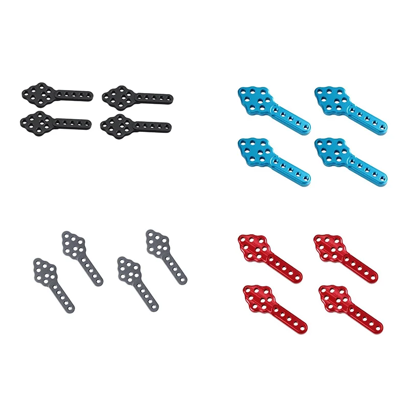 

4Pcs CNC Metal Shock Absorber Mount Adjust Height Angle Stand For RC Crawler Car Axial SCX10 90046 D90 D110