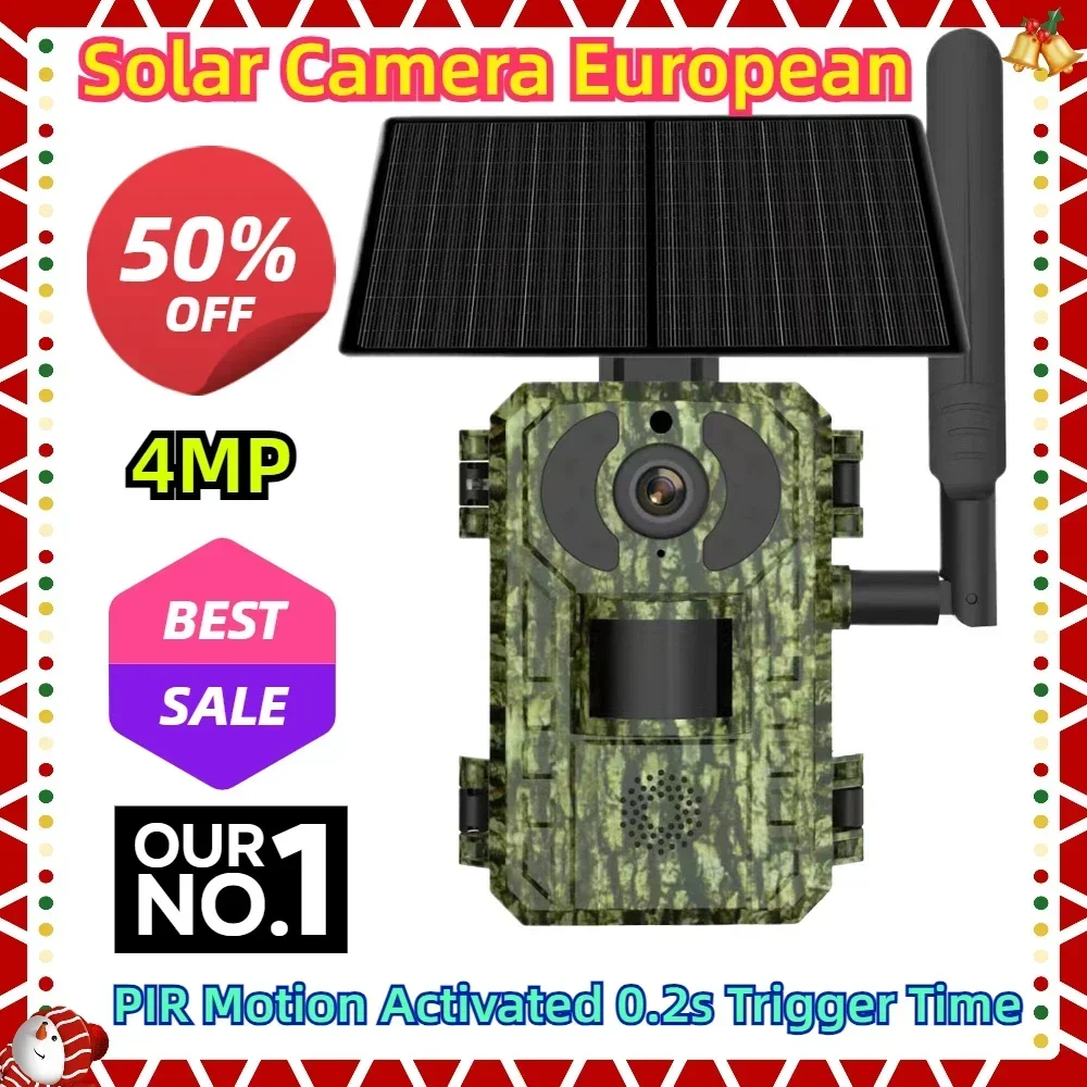 IP66 Охотничья тропа аккумулятор для дикой природы солнечная камера европейский