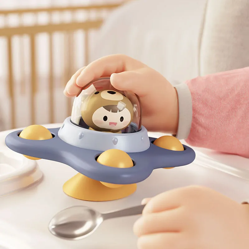 

Baby Bath Toys Bathing Sucker Spinner Suction Cup Animal Spinning Top Montessori Toy Infant Child Rattles Teether Funny Gifts