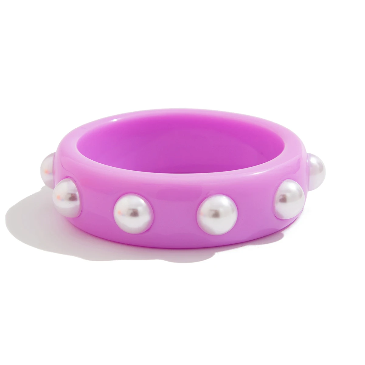 PuRui изысканные милые браслеты с искусственным жемчугом для женщин широкий