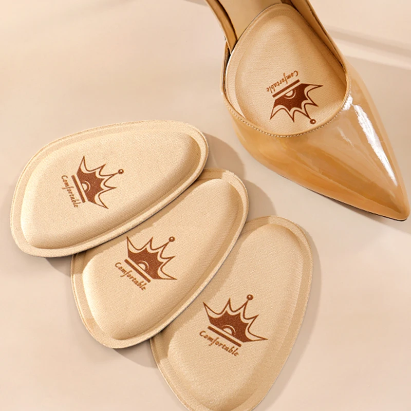 4PCS Forefoot Pads for Women High Heels Non-slip Pain Relief Insert Half Insoles Front Foot Cushion Foot Care Shoe Pads Insole
