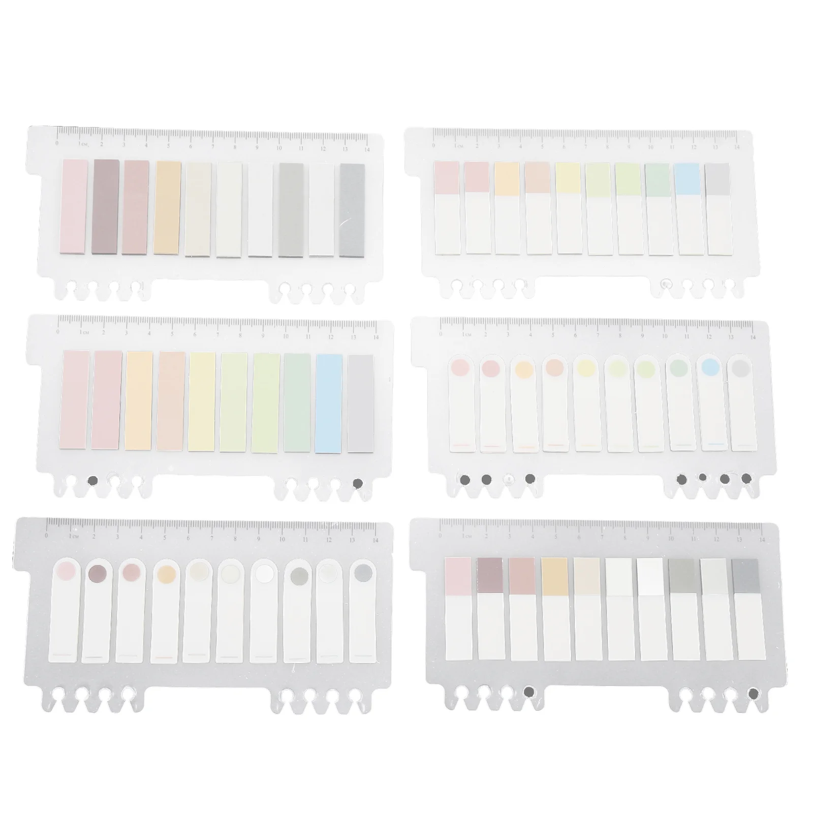 

1200pcs Page Marking Decals Convenient Classification Stickers Creative Stickers Self-adhesive Label Decals for Home