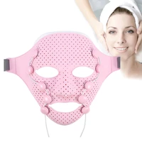 led mask massager face acupuncture points 3d magnetic vibration massage facial mask spa beauty skin rejuvenation shrink pores