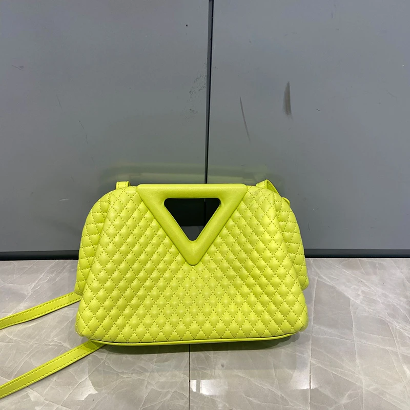 

Leather Cowhide Fold Cloud Bags for WomenTop Brand Shoulder Bag Designer Triangle Handbag and Purse Luxury Crossbody Bag Clutch