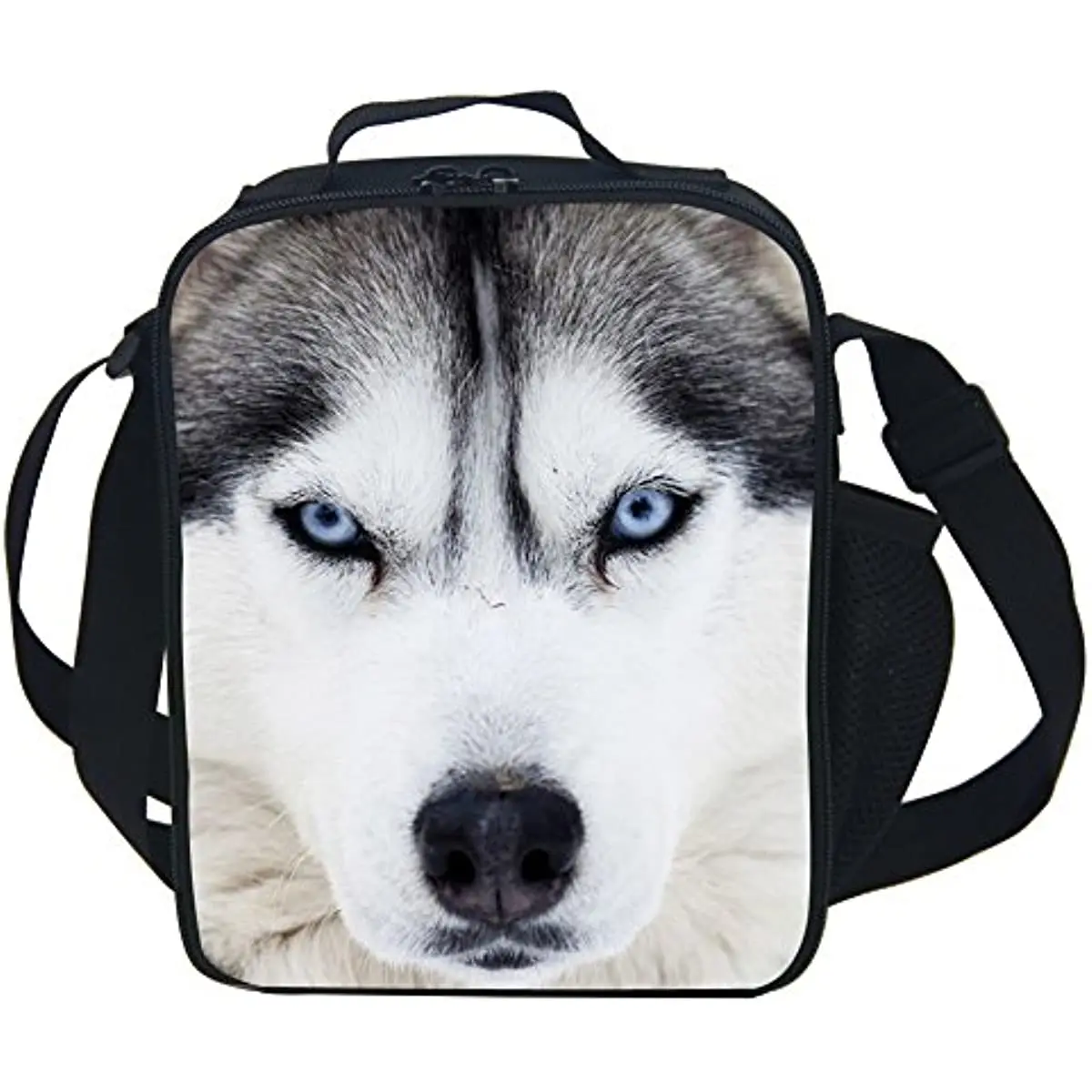 

Animal Husky Insulated Lunch Box Cooler Bag Dog Lunch Bags for Boy Men Kids Bento Lunch Bags for Children Food Bags One Size