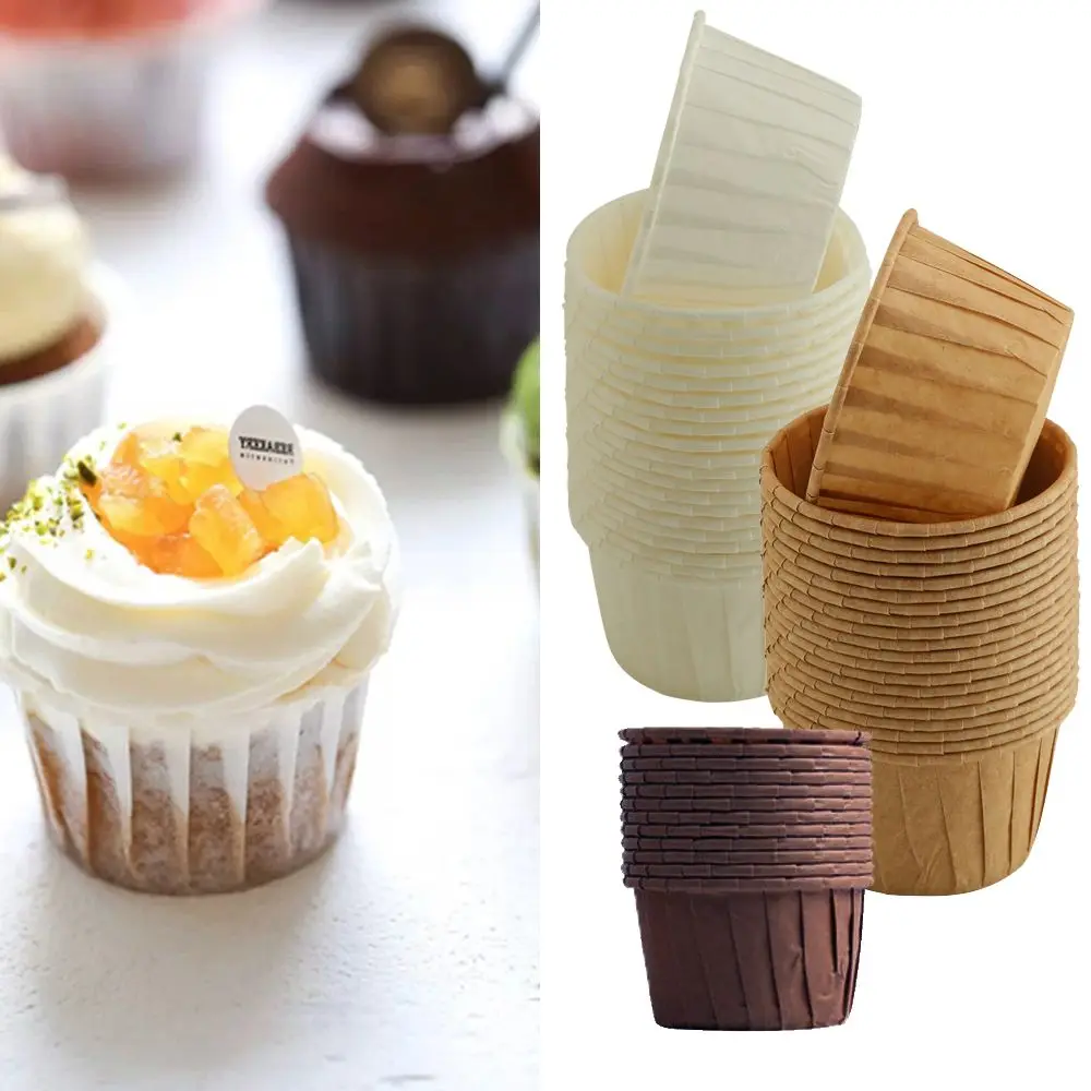 

50pcs Mould Boxes Kitchen Decorating Tools Baking Paper Cupcake Muffin Cup Wrapper