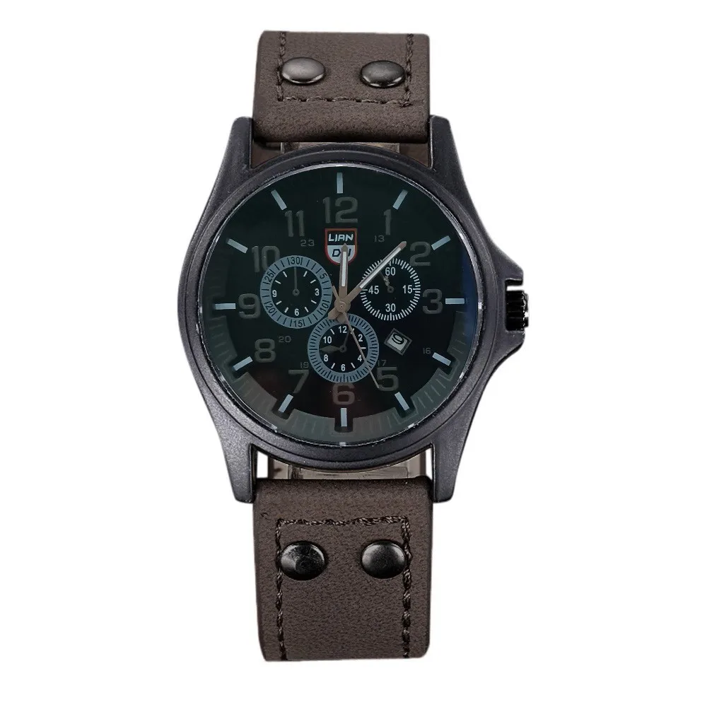 

2022 Business Quartz watch Mens Date Leather Strap Sport Watch relogio masculino часы мужские pagani design New relógio часы