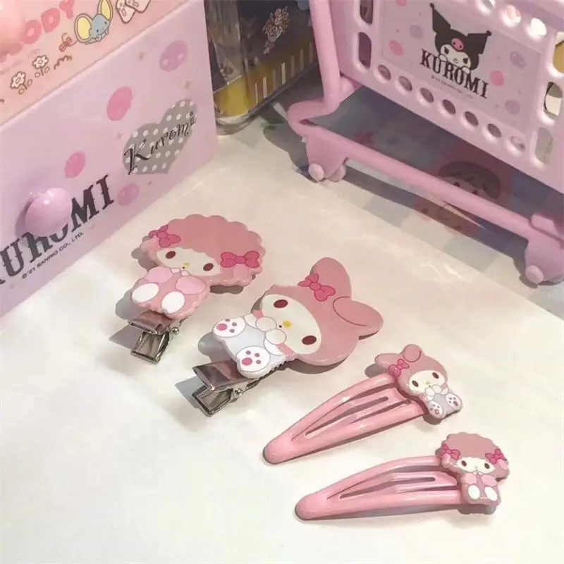 

Sanrio Melody Bang Hair Clip Cute all-match piano lamb hairpin sweet girl heart bb clip pink cartoon headdress for girls