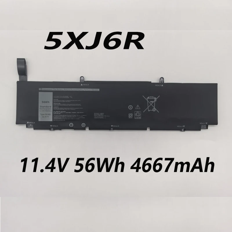 5XJ6R 11 4 V 56Wh 4667mAh Аккумулятор для ноутбука DELL 5750 0YY3V 370P9 P92F XPS 17 9700 R1WMW 9710 7T53W XG4K6 G8XFY 03324J