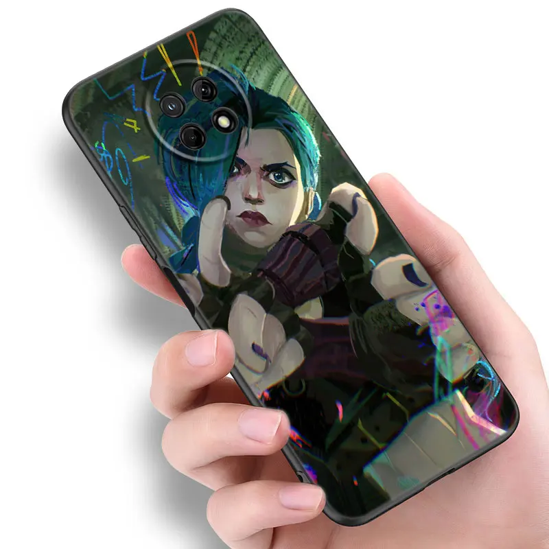 hot anime arcane jinx phone case for xiaomi redmi 7 7a 8a 9i 9a 9c 10 10a 10c k20 note 5 6 mi 8 9 9t pro a2 lite a3 6x mix 3 free global shipping