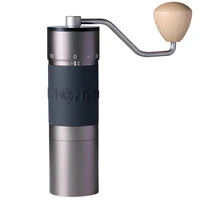 kingrinder portable manual coffee grinder stainless steel aluminum manual coffee grinder grinding core burr coffee tools 35g