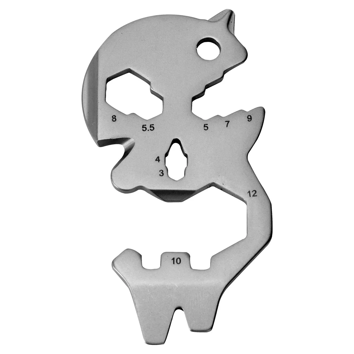 

Multifunctional Keychain Stainless Steel Mini Tool Edc Multitool Toolbox Pocket Tools Carabiner titanium