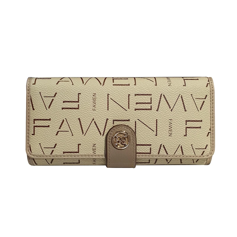 New Genuine Leather Women Wallets Letter Print Long Wallet First Layer Cowhide Clutch Bags For Ladies Two-tone Purse Billfold