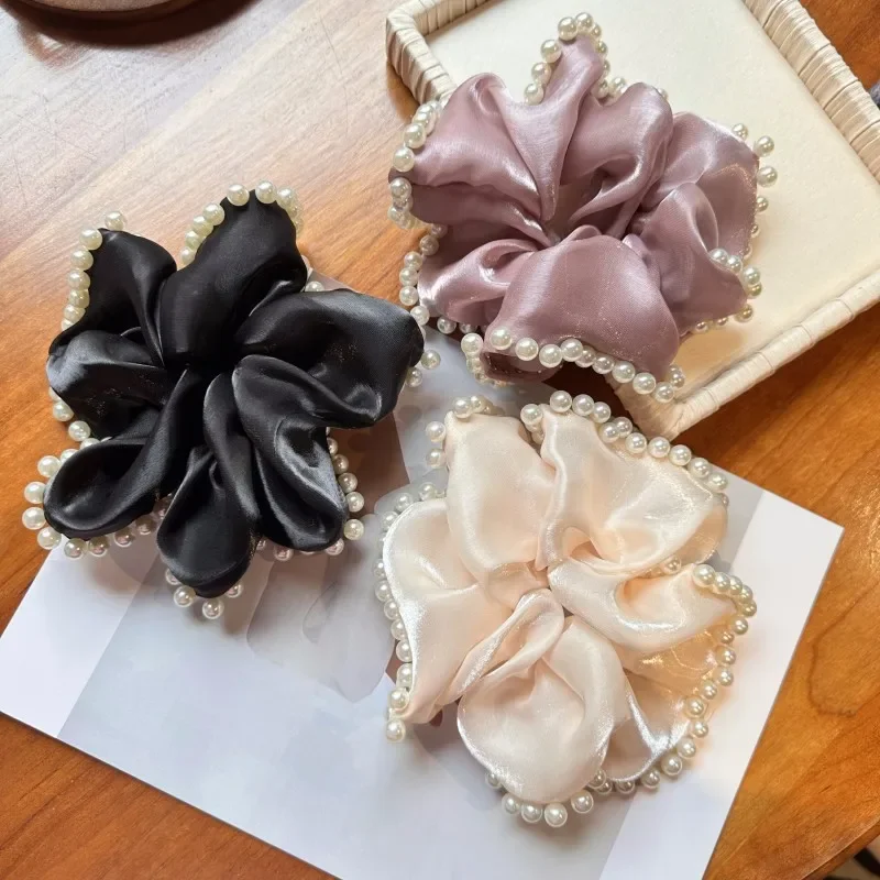 

Korean Style New Girl Simple Hair Ropes Big Ponytail Hair Ties for Women Fashion Hair Accessories