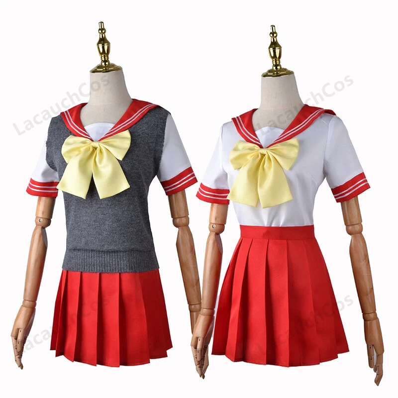 New Anime My Dress-Up Darling Inui Sajuna Cosplay Costume Wigs JK Uniform Dress Outfits Halloween Carnival Suit