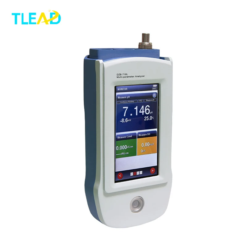 

Colorful touchscreen and smart guide system DZB-718L portable multi - parameter analyzer