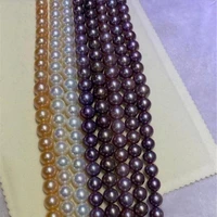 huge charming hige end natural south sea genuine luster round pearl necklace free shipping women jewelry necklace chain
