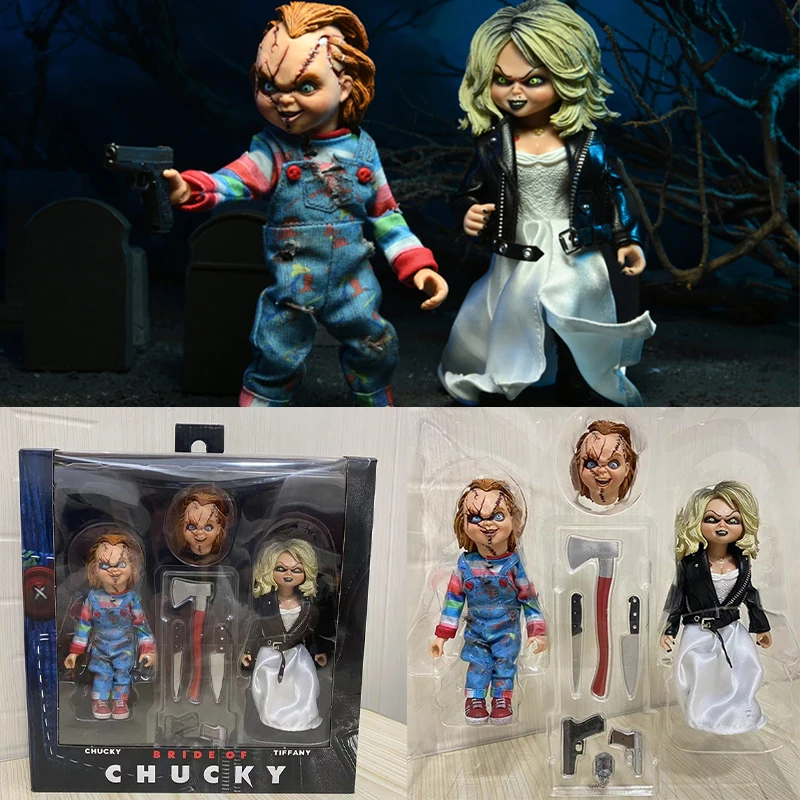 

Экшн-фигурка невесты Чаки и Тиффани, 18 см, 2 упаковки, NECA 42121