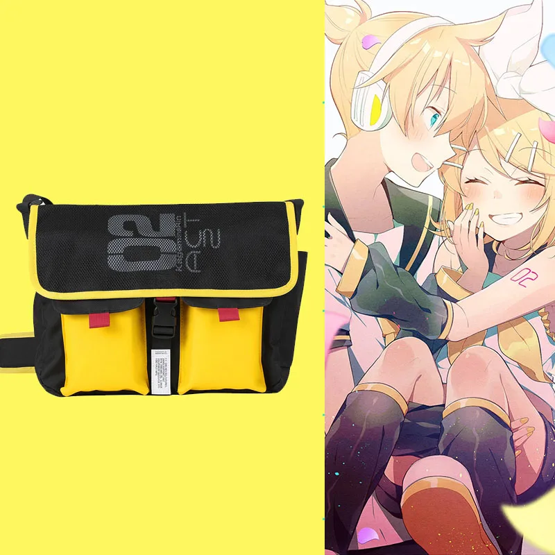

Anime Miku Cosplay Shoulder Bag Props Large Capacity Crossbody Travel Bag For Women Casual Messenger Bags Ladies Girls Bags Gift
