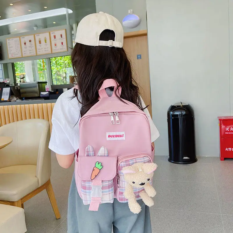 Cartoon Bear Children Backpacks Children School Backpack Nylon Kindergarten Bag Animal Kids School Bags for Girls Boy SchoolBag