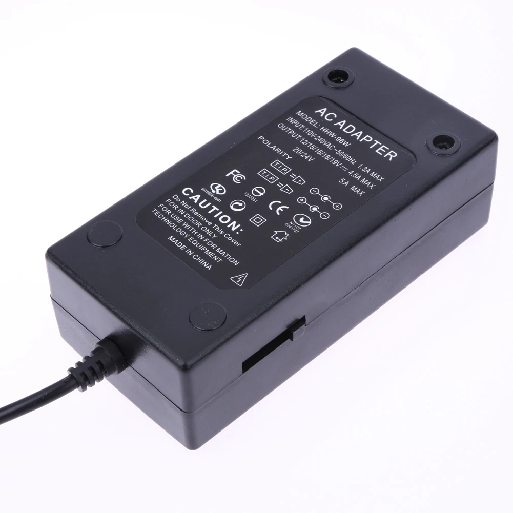 96W Universal AC Adapter Power Supply For Dell IBM laptop Battery Charger N 110V to 240V HP / Lenovo Gateway Acer |