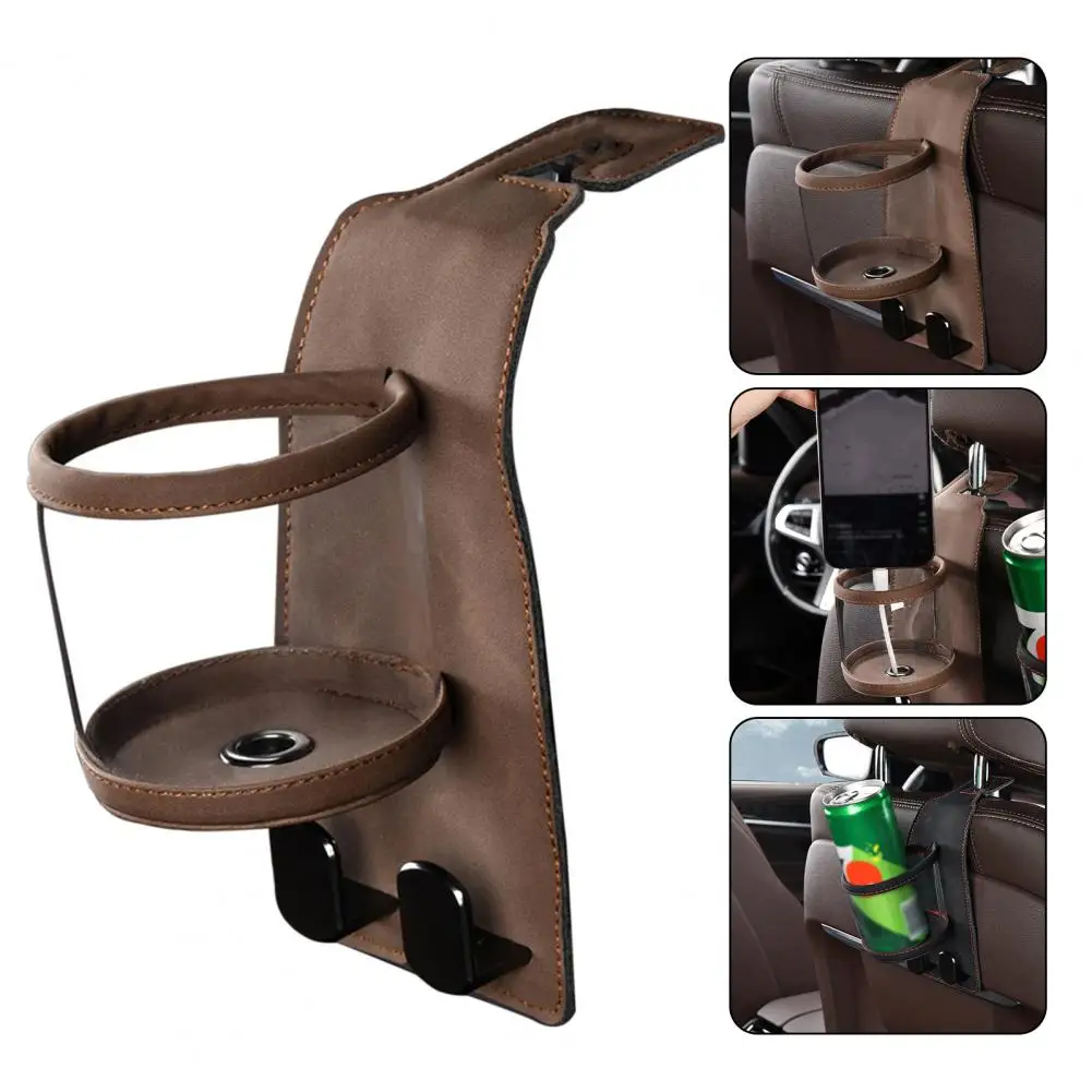 Многофункциональный держатель для стаканов с креплением на спинку сиденья