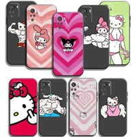hello kitty cute phone cases for xiaomi redmi redmi 7 7a note 8 pro 8t 8 2021 8 7 7 pro 8 8a 8 pro funda soft tpu back cover