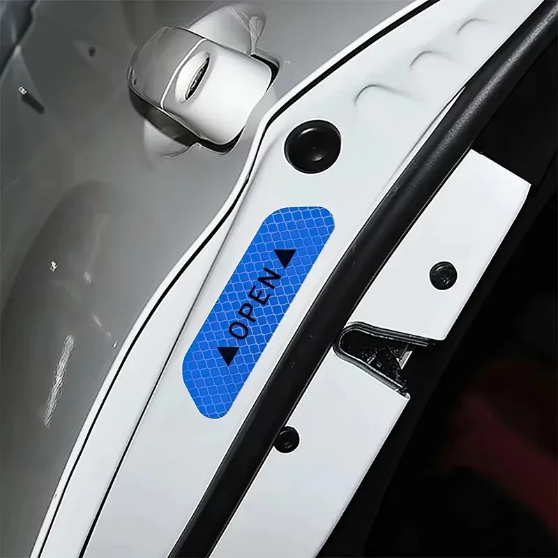 4 szt. Zderzak drzwi samochodu odblaskowe otwarcie ostrzegawczy pasek bezpieczeństwa samochód ciężarowy motocykl antykolizyjny blask ciemny