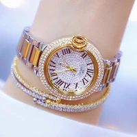 bs bee sister brand watch luxury women watches classic gold silver diamond wristwatch bracelet for women zegarek damski 2022
