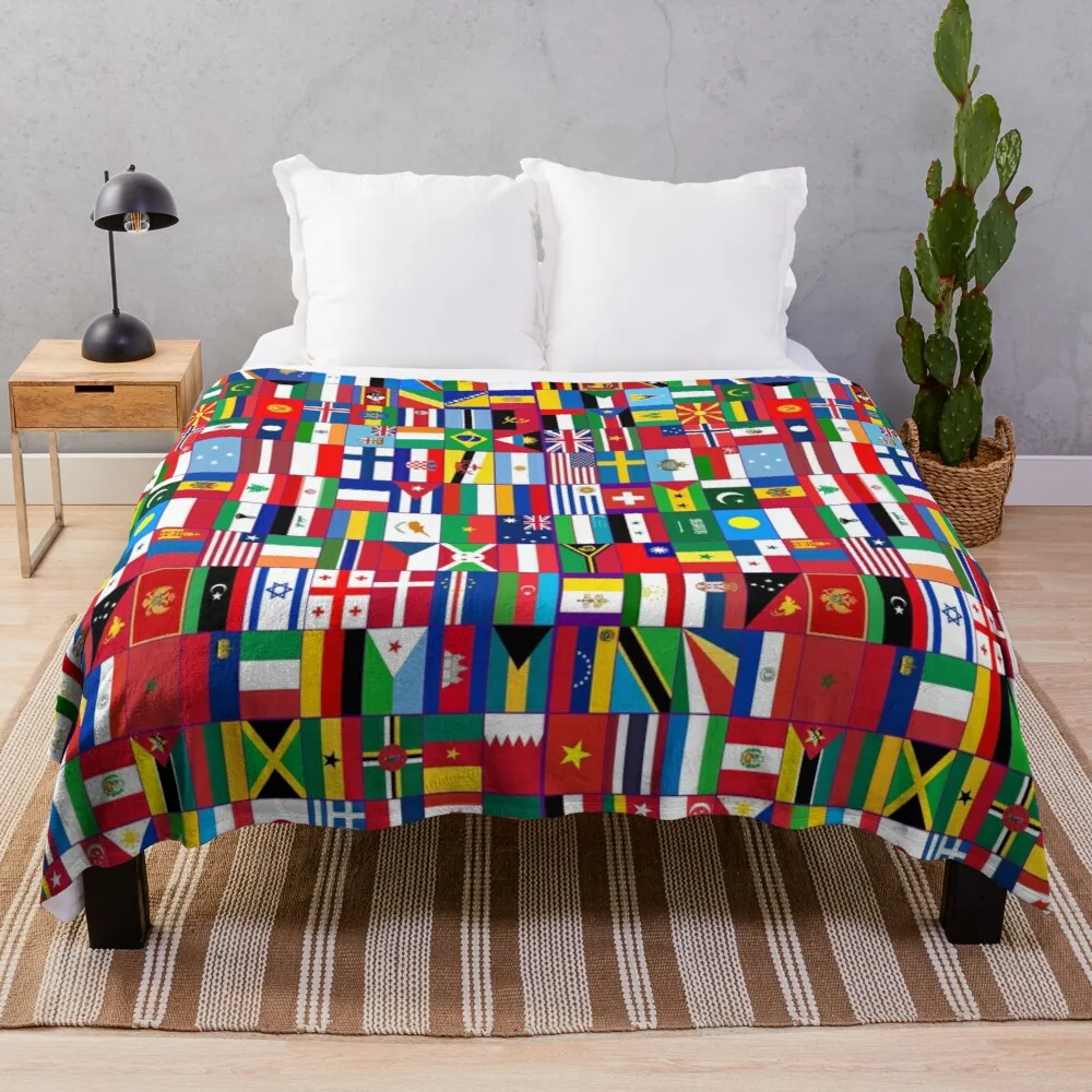 

Покрывало с флагами мира