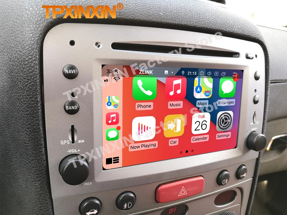 Автомагнитола с Android-экраном для Alfa Romeo 147 2005 2006 2007 2008 2009 2010 2011 2012 интеллектуальная