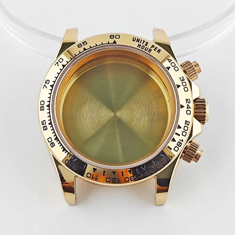 Корпус VK63 39 5 мм кварцевые часы с хронографом индивидуальный логотип циферблат